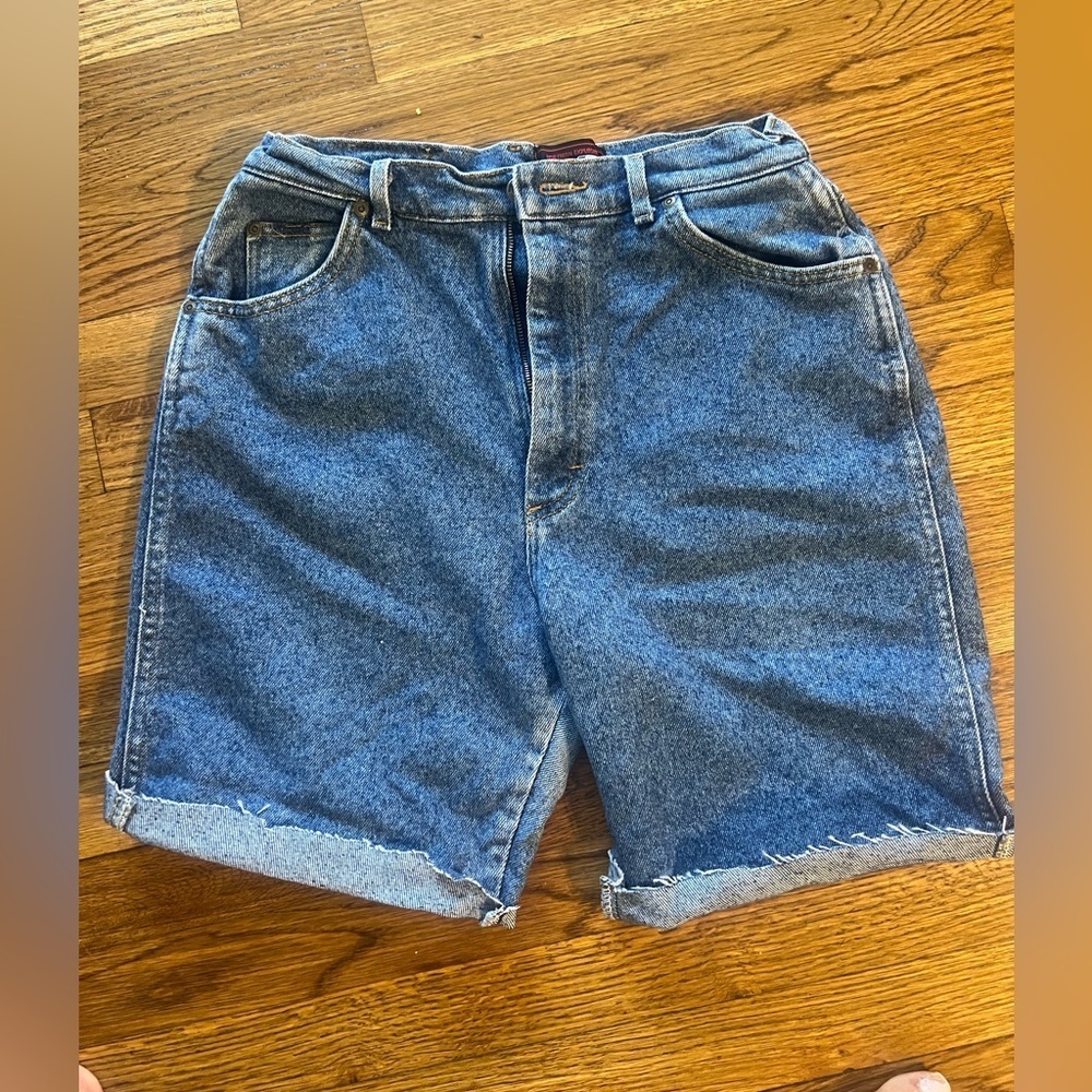 Vintage Blue Denim Women Shorts